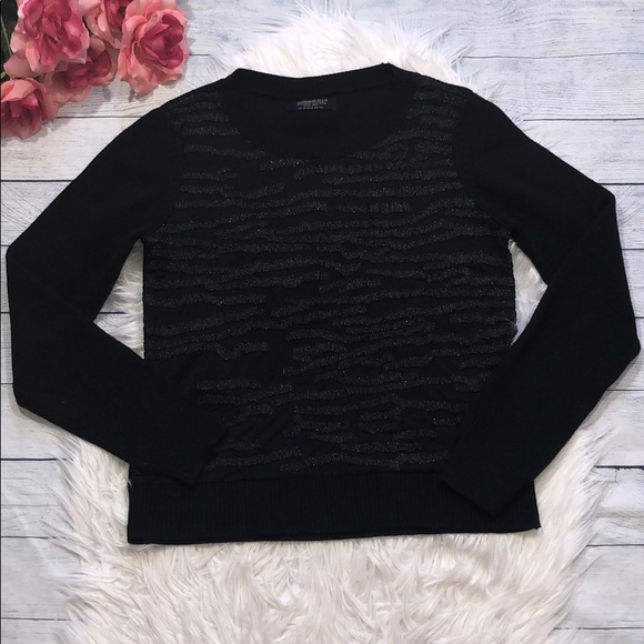 All Saints Sweaters - All Saints Armatura Jumper Zebra Metallic Pullover